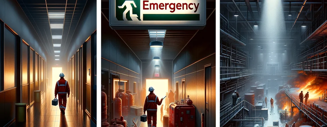 emergency lighting artwork
