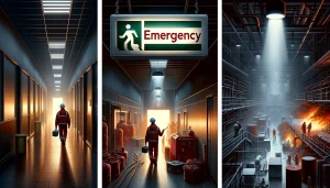 emergency lighting artwork