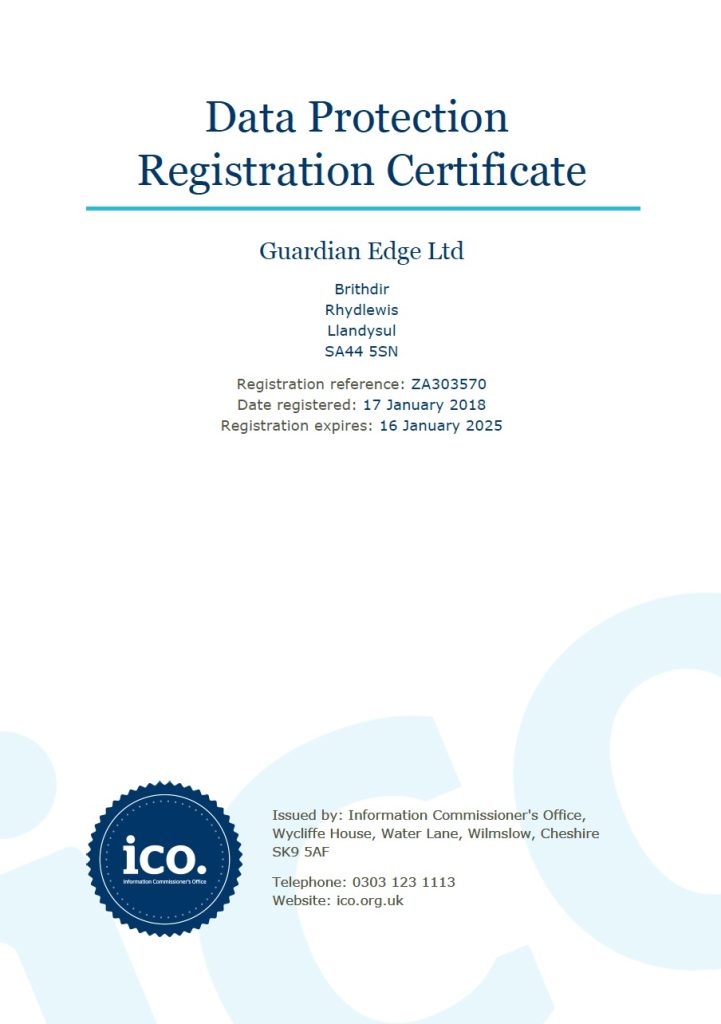 ICO Registration Cert